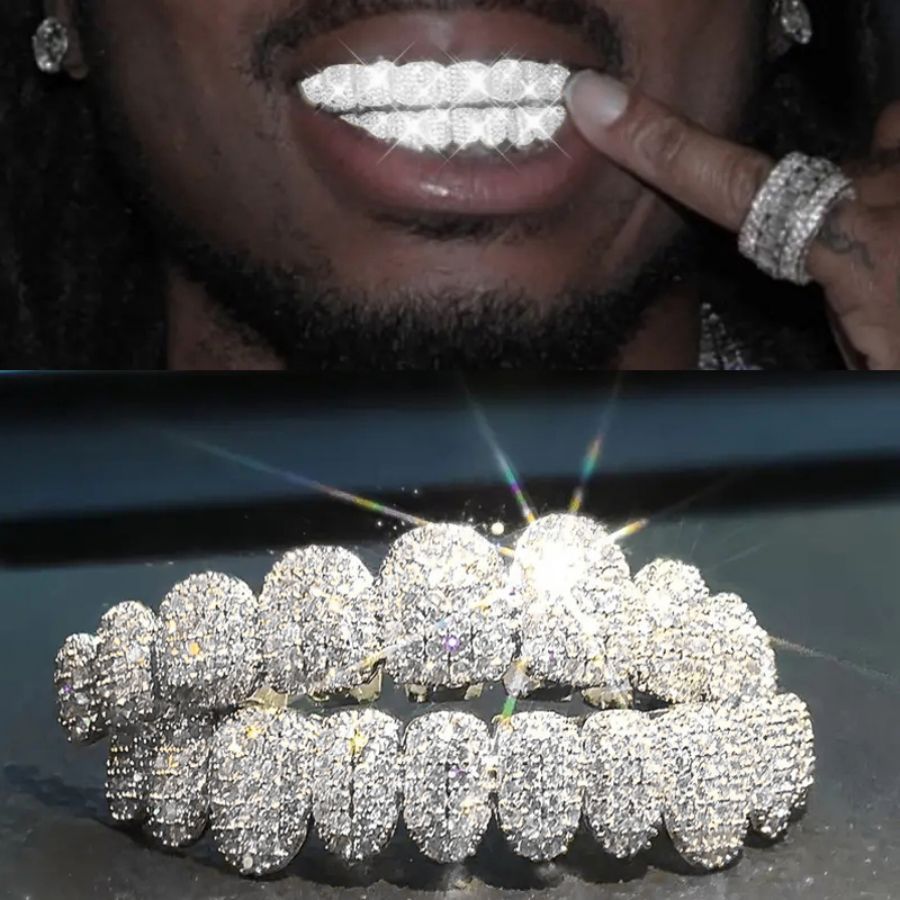 Body Jewelry Men - RACHELZ хип-хоп 10/10 Iced Out CZ