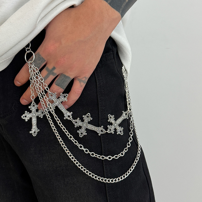 Body Jewelry Men - Модная металлическая цепочка для брюк в
