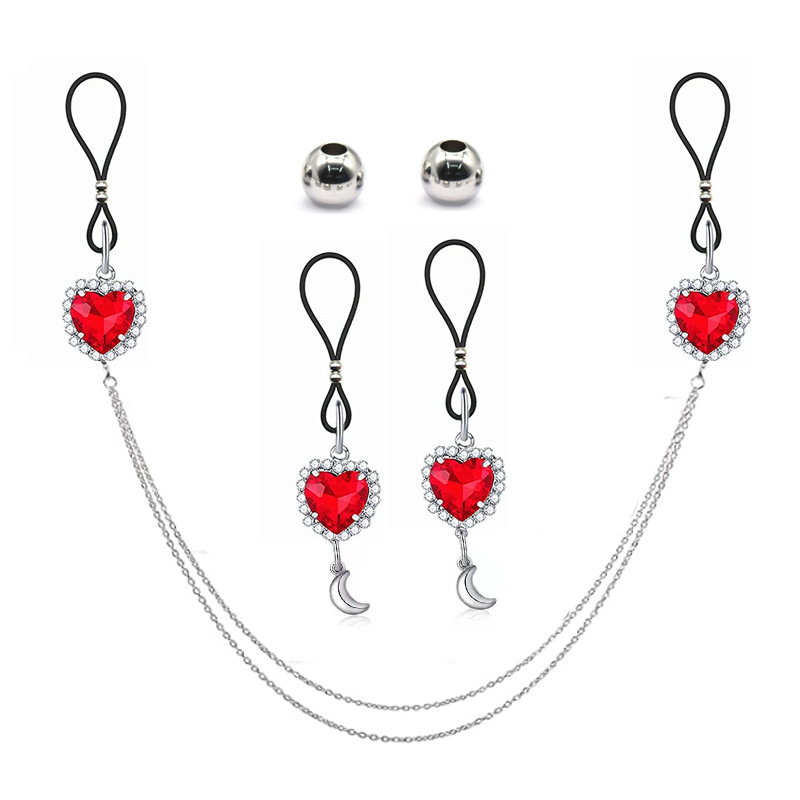 Body Jewelry Nipple Chain - Ювелирные изделия для тела без пирсинга,