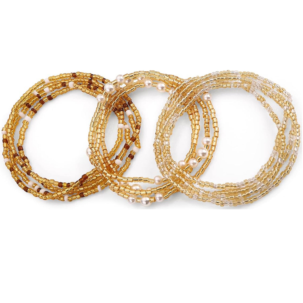 Body Jewelry Online - Бусины для талии для женщин, эластичные