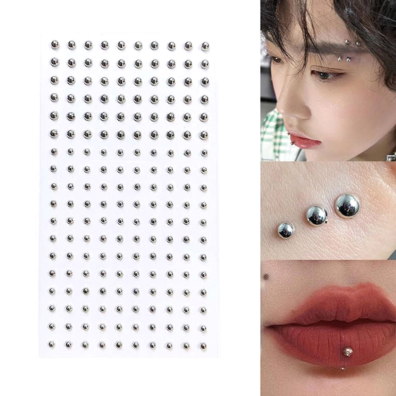 Body Jewelry Ear Piercing - Алмазная наклейка, поддельные шпильки для носа,