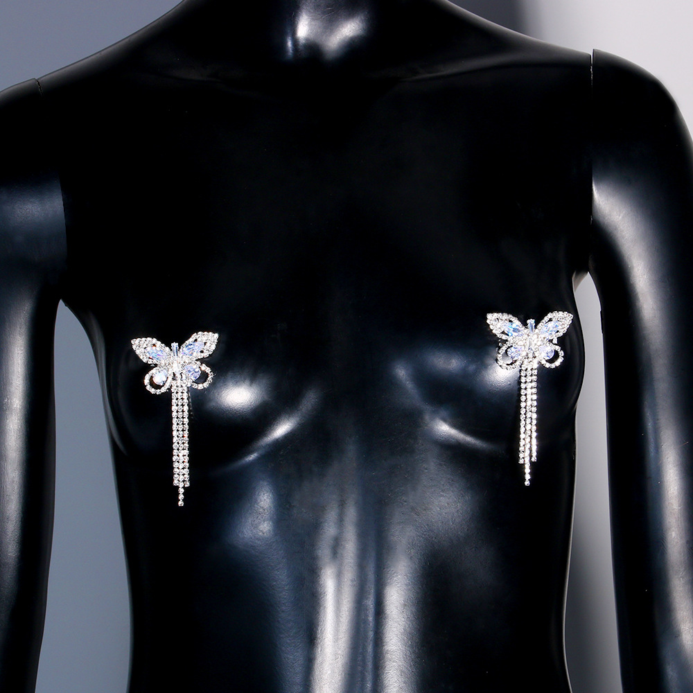 Эротические наклейки на соски  – обзор и цена Body Jewelry Nipple Chain
