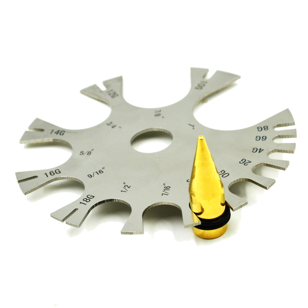 Датчик из нержавеющей стали дл – обзор и цена Body Jewelry Gauge To Mm