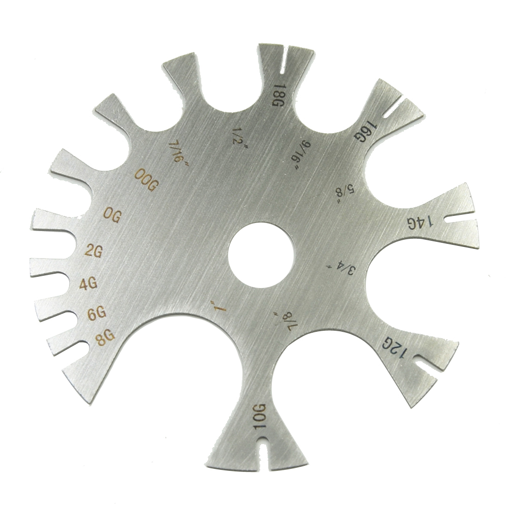 Датчик из нержавеющей стали дл – обзор и цена Body Jewelry Gauge To Mm