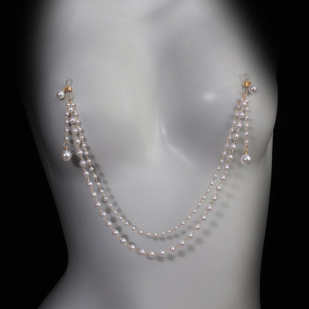 Цепочка на грудь с имитацией ж – обзор и цена Body Jewelry Nipple Chain
