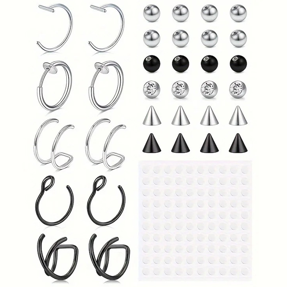 Фальшивые пирсинги, фальшивые  – обзор и цена Body Jewelry Ear Piercing