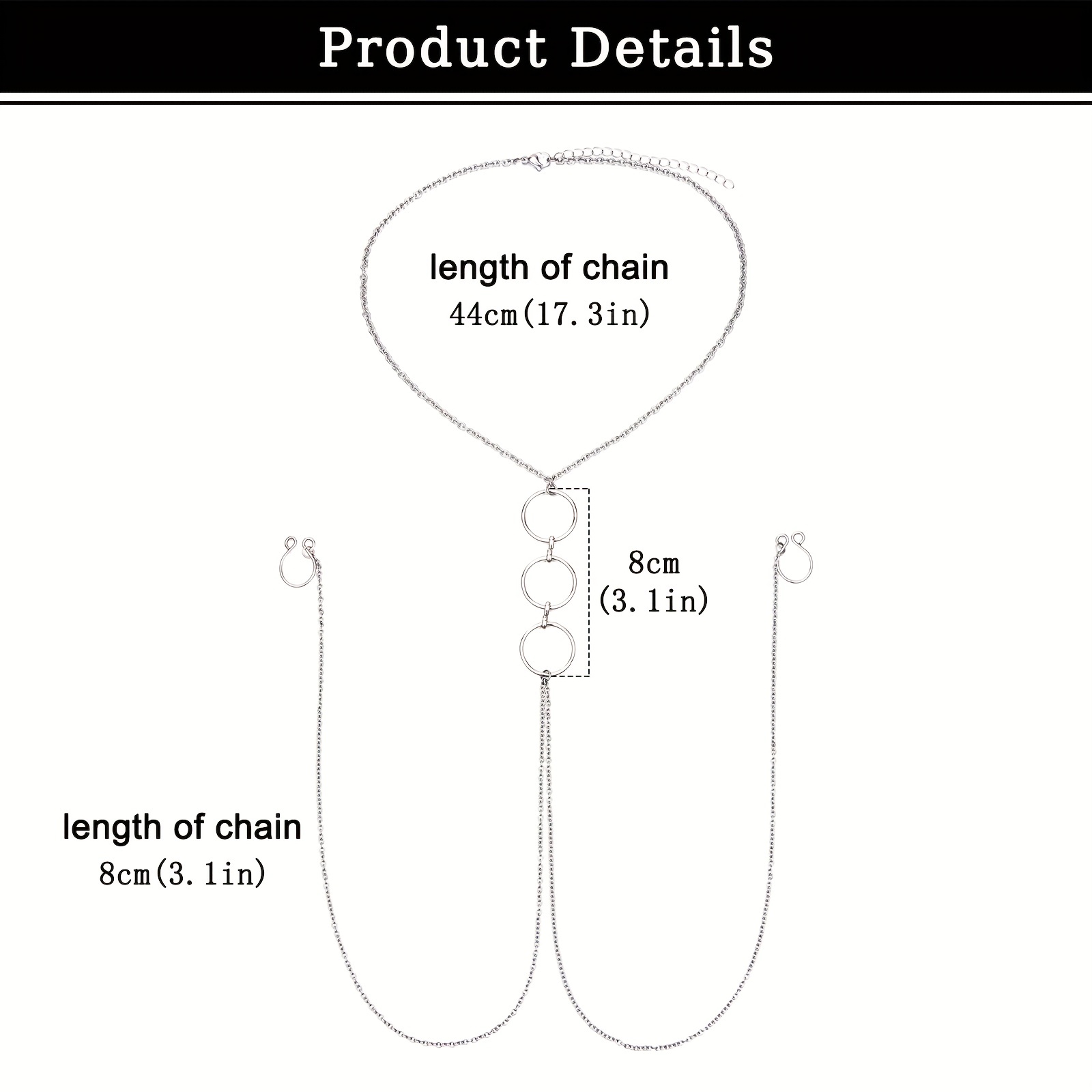 Мужское кольцо для сосков из н – обзор и цена Body Jewelry Nipple Chain