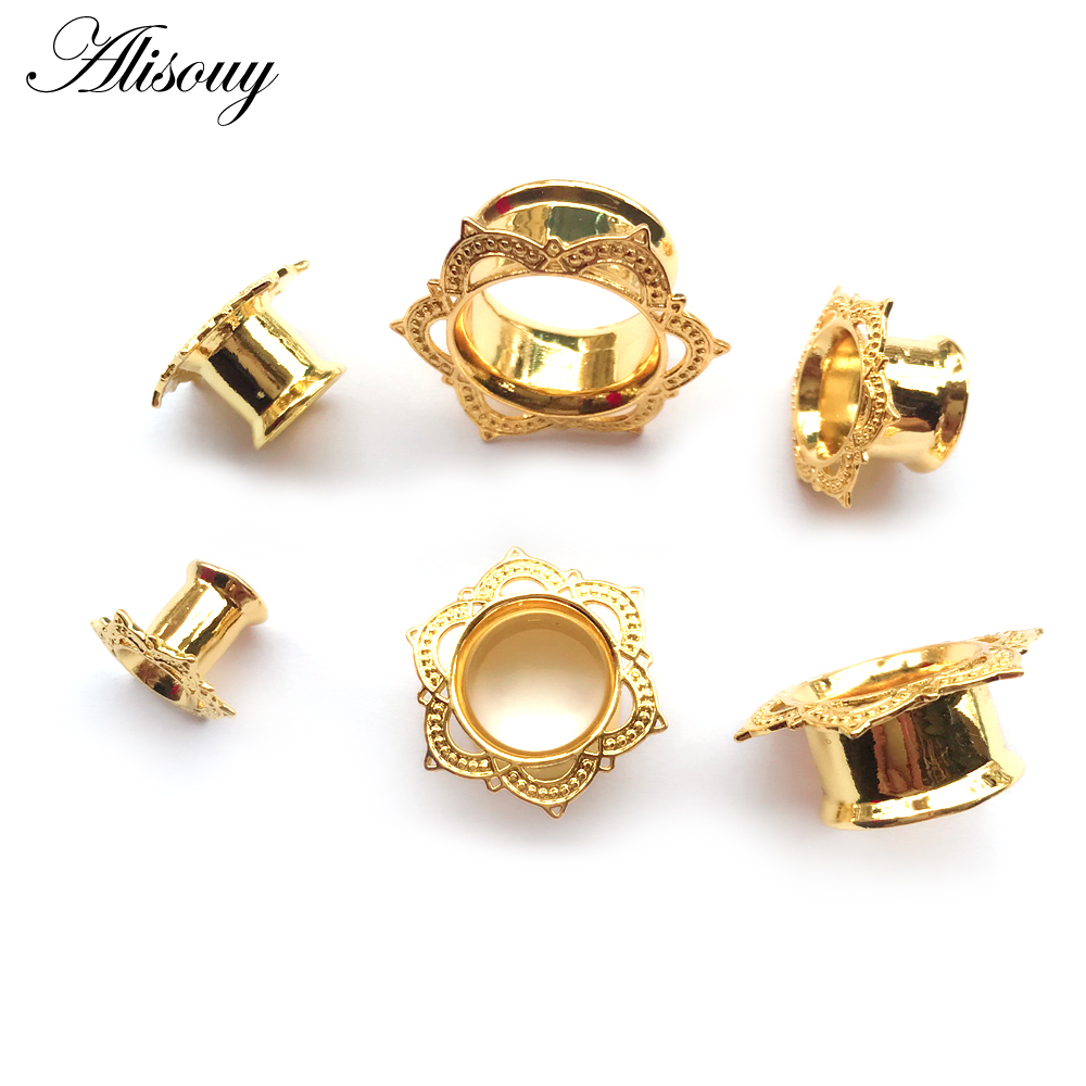 Alisouy 2 шт. золотой цвет, за – обзор и цена Body Jewelry Gauge To Mm