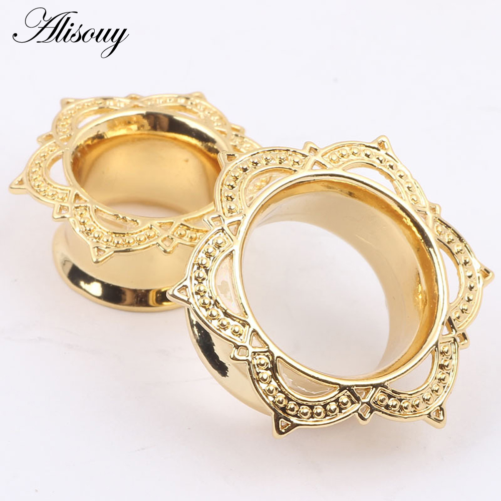 Alisouy 2 шт. золотой цвет, за – обзор и цена Body Jewelry Gauge To Mm
