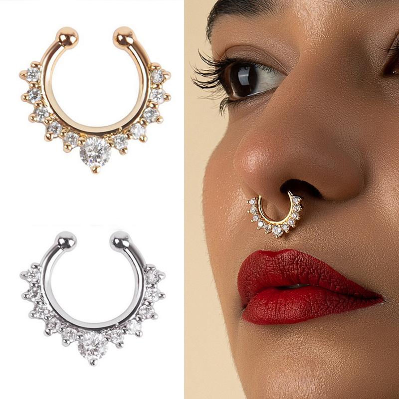 1 шт. U-образный зажим для нос – обзор и цена Body Jewelry Ear Piercing