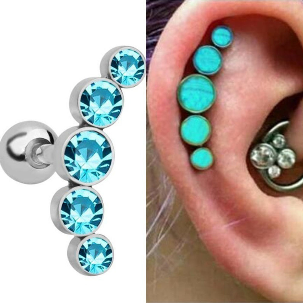 1 шт. Модные серьги-гвоздики 1 – обзор и цена Body Jewelry Ear Piercing