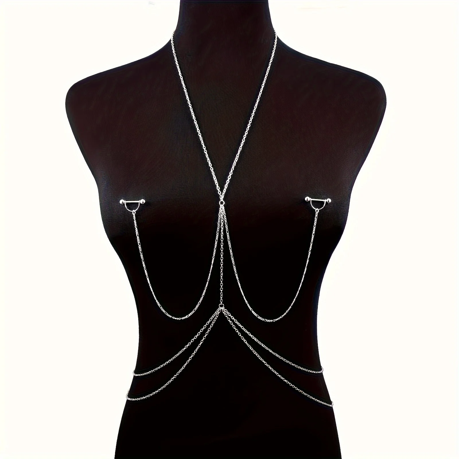 Элегантная и сексуальная цепоч – обзор и цена Body Jewelry Nipple Chain
