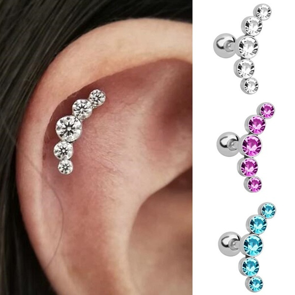 1 шт. Модные серьги-гвоздики д – обзор и цена Body Jewelry Ear Piercing