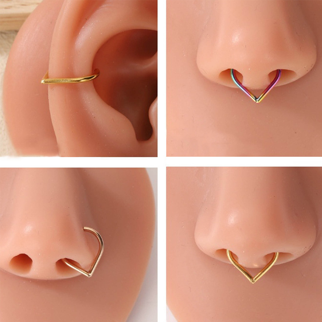 Набор из 5 регулируемых клипс- – обзор и цена Body Jewelry Ear Piercing