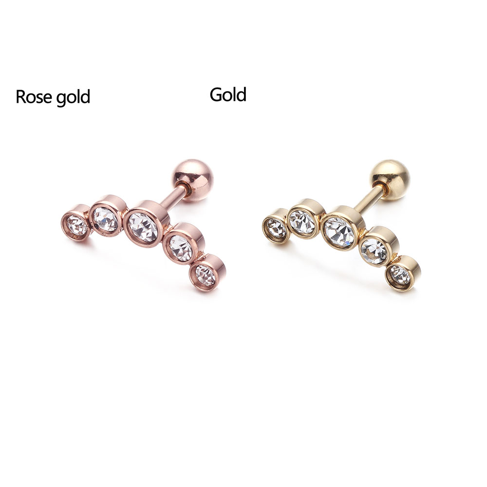 1 шт. Модные серьги-гвоздики и – обзор и цена Body Jewelry Ear Piercing