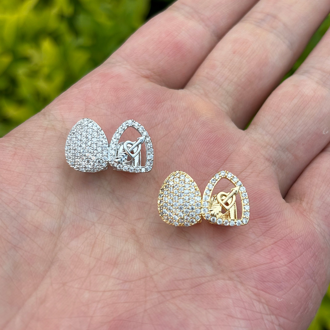 RACHELZ Хип-Хоп Двойное Сердце – обзор и цена Body Jewelry Men