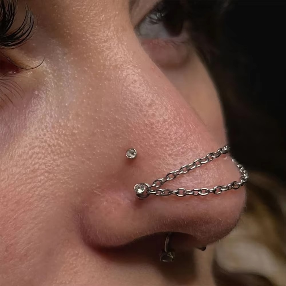Модная титановая цепочка для н – обзор и цена Body Jewelry Ear Piercing