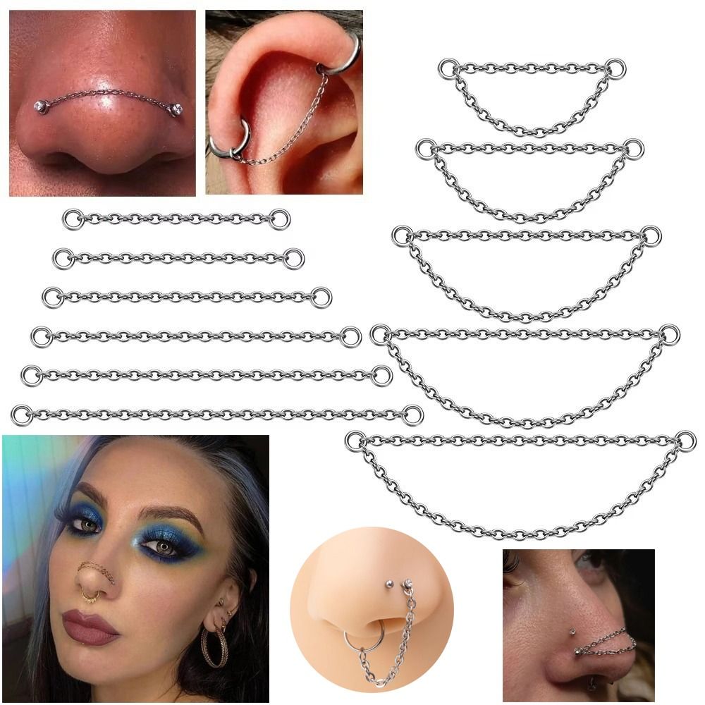 Модная титановая цепочка для н – обзор и цена Body Jewelry Ear Piercing