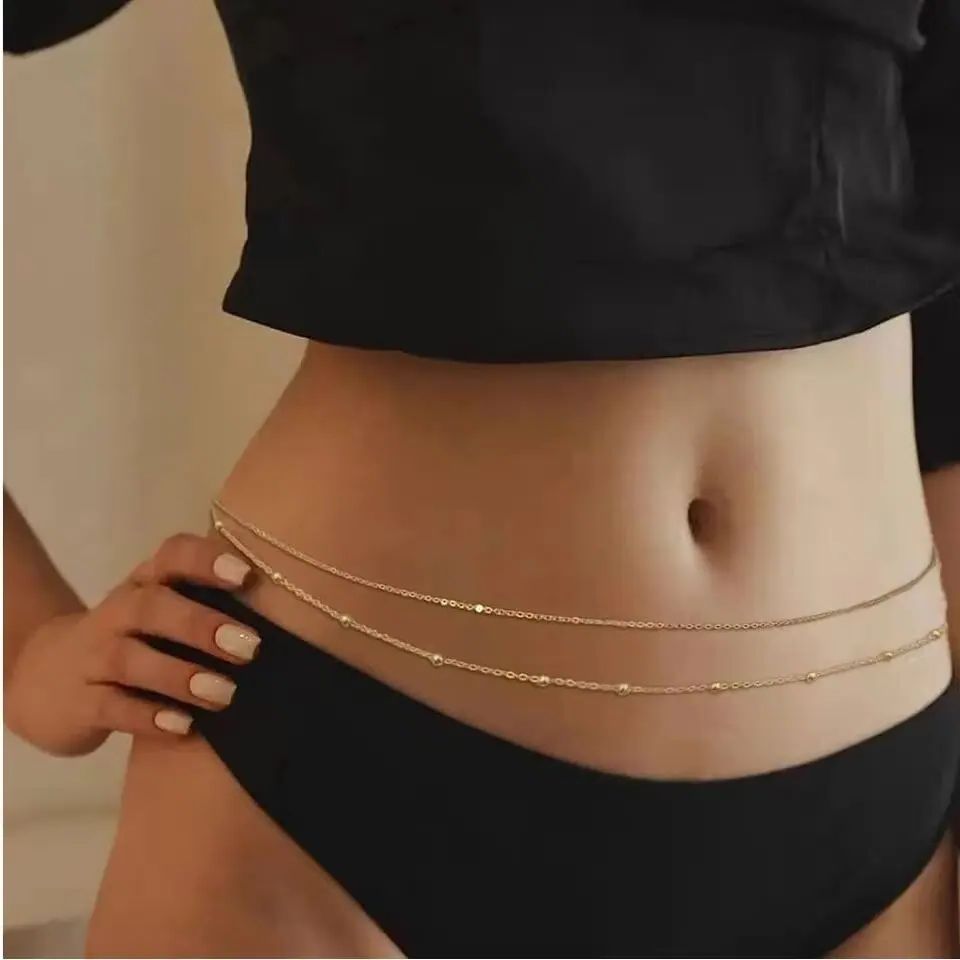 Двухслойные цепочки на живот в – обзор и цена Body Jewelry Online
