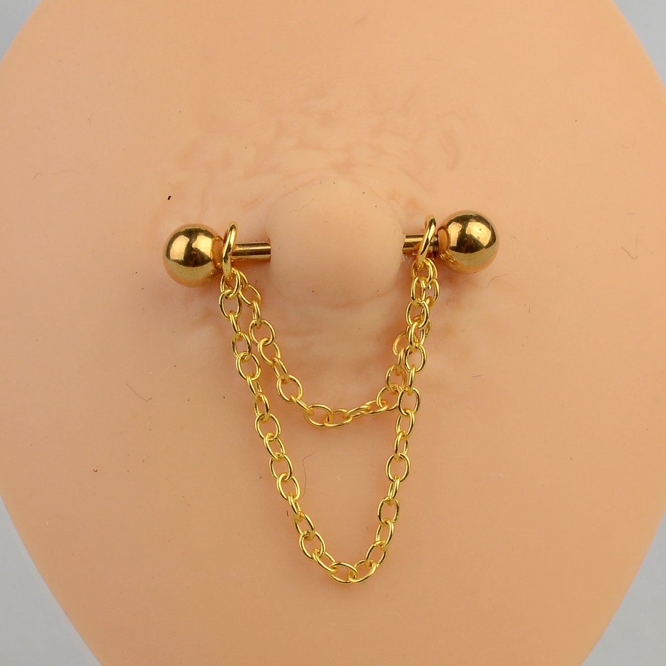 Черные панковские кольца для с – обзор и цена Body Jewelry Nipple Chain