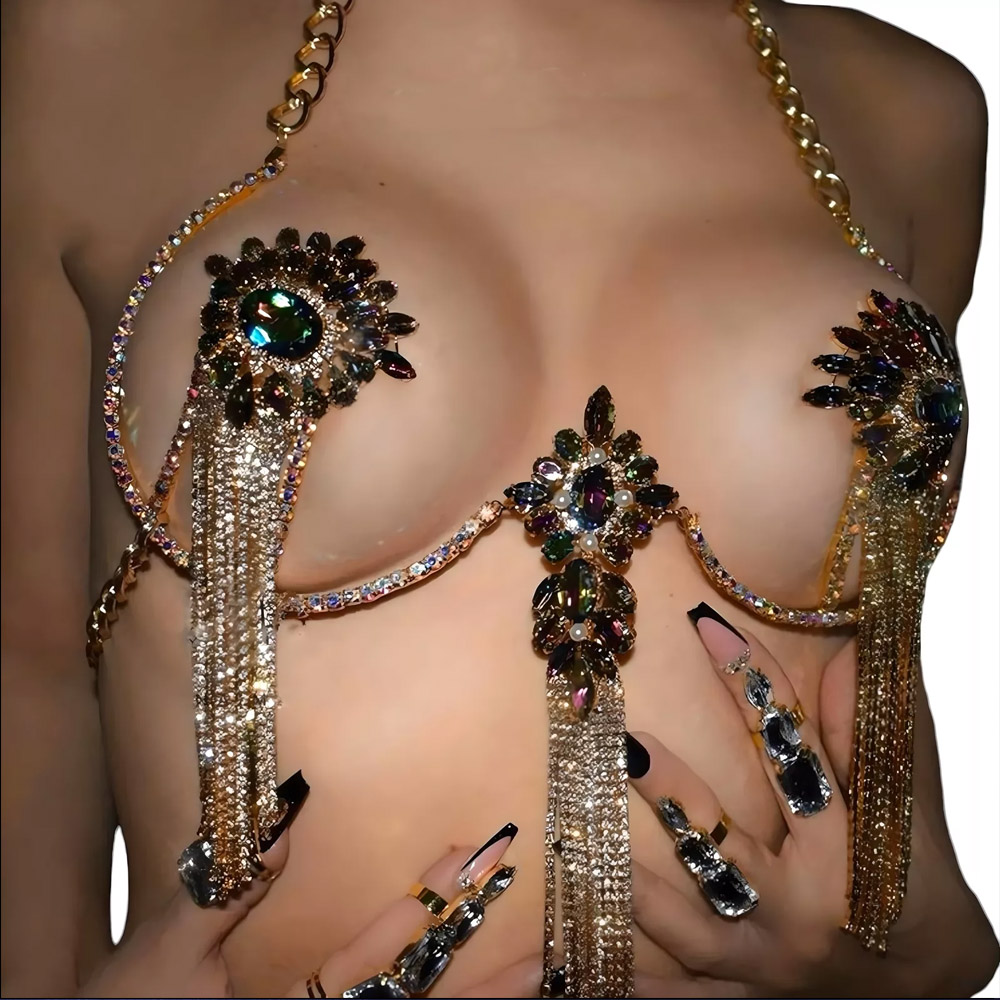 Сексуальное ожерелье с кисточк – обзор и цена Body Jewelry Nipple Chain